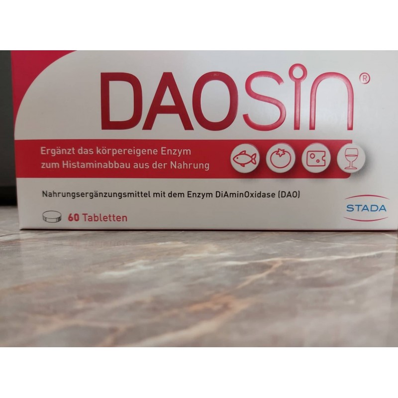 Daosin tabletta 60 db - hisztamin érzékenyeknek ajánlott.