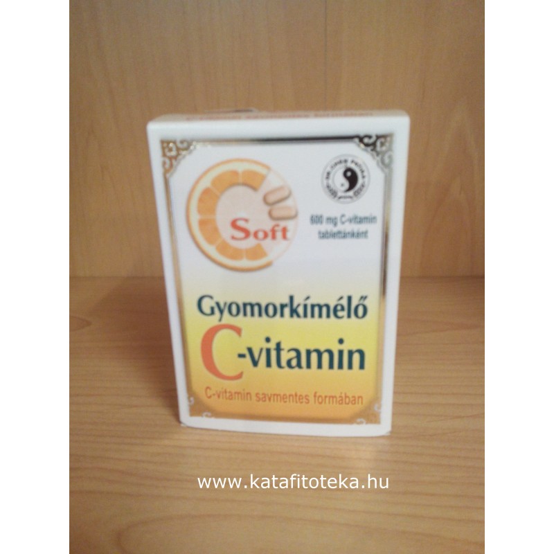 Soft Gyomorkímélo C-Vitamin Filmtabletta 600 mg x 30 db Dr. Chen